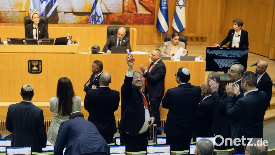 Das israelische Parlament hat die Todesstrafe für Terroristen gebilligt. Bild: Itay Cohen/AP/dpa