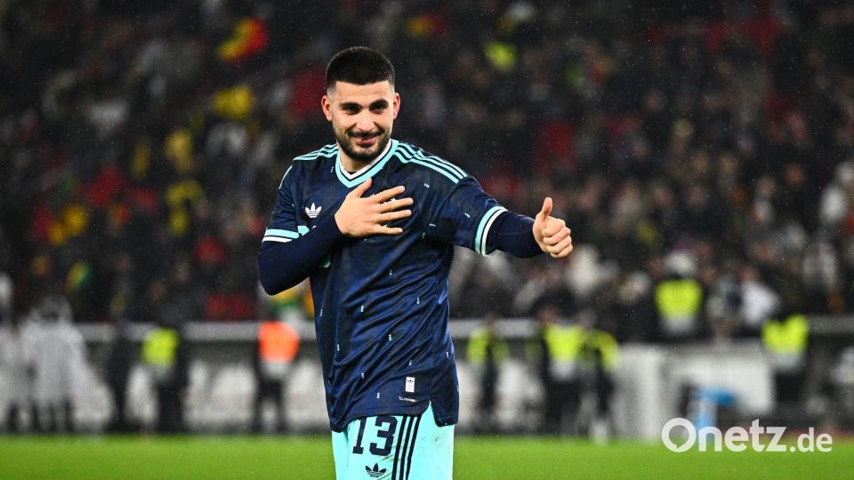 Deniz Undav bejubelt seinen Siegtreffer gegen Ghana. Bild: Tom Weller/dpa