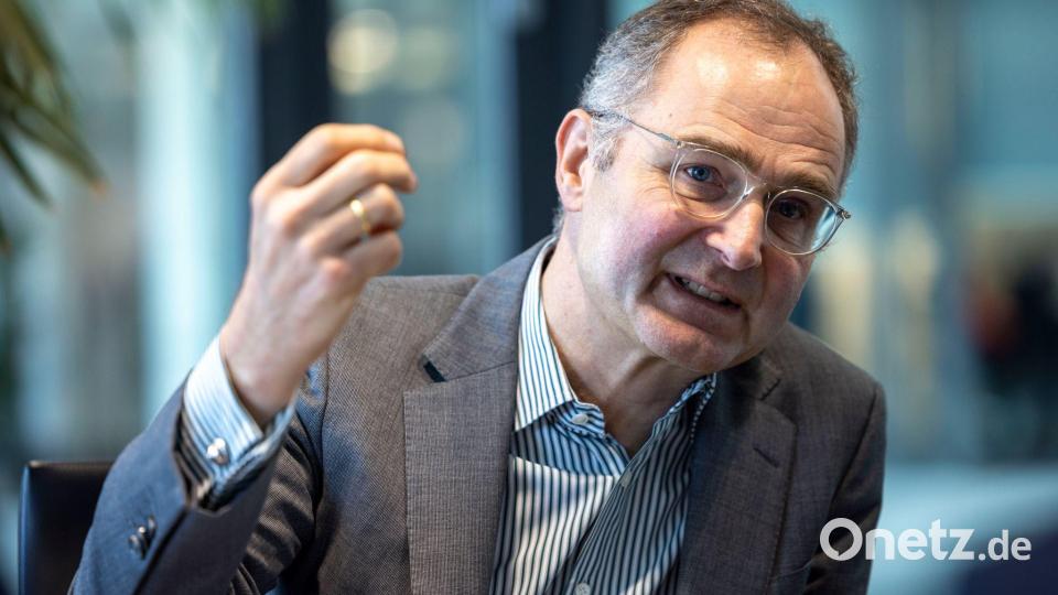 Börsenchef Leithner warnt vor Milliardenlasten in der gesetzlichen Rentenversicherung. Bild: Helmut Fricke/dpa