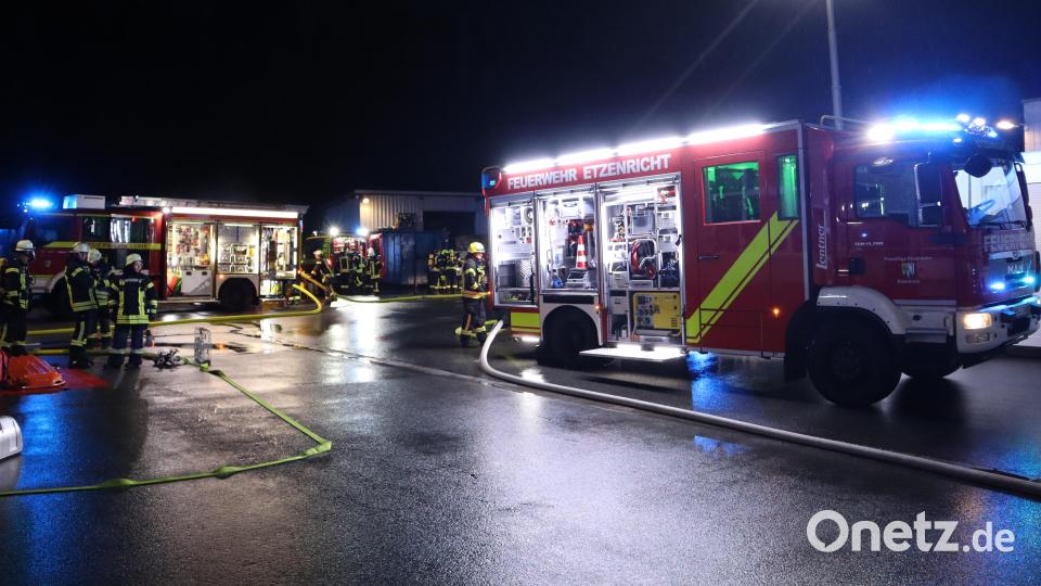 In Oberwildenau fand eine groß angelegte Einsatzübung der Feuerwehr statt. Bild: Alexander Kleber