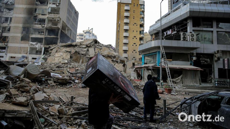 Israel griff erneut Ziele in der libanesischen Hauptstadt Beirut an. (Archivbild) Bild: Marwan Naamani/dpa