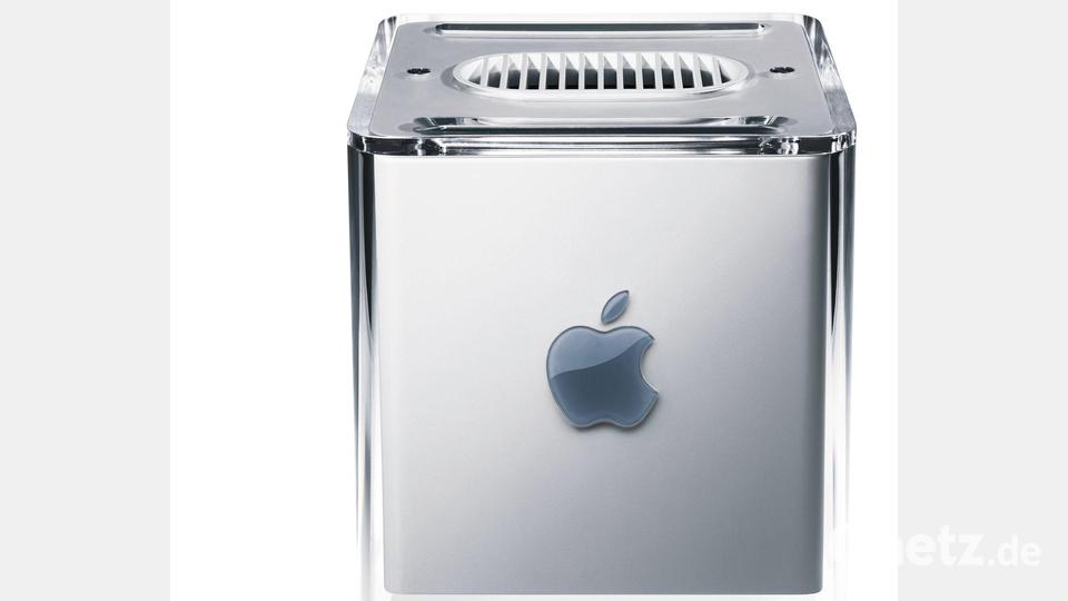 2000: Der Designcomputer G4 Cube aus dem Jahr 2000 war damals den meisten Usern zu teuer. Bild: picture alliance / dpa
