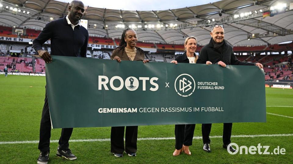 Der Deutsche Fußball-Bund und Roots kooperieren. (Archivbild) Bild: Marijan Murat/dpa