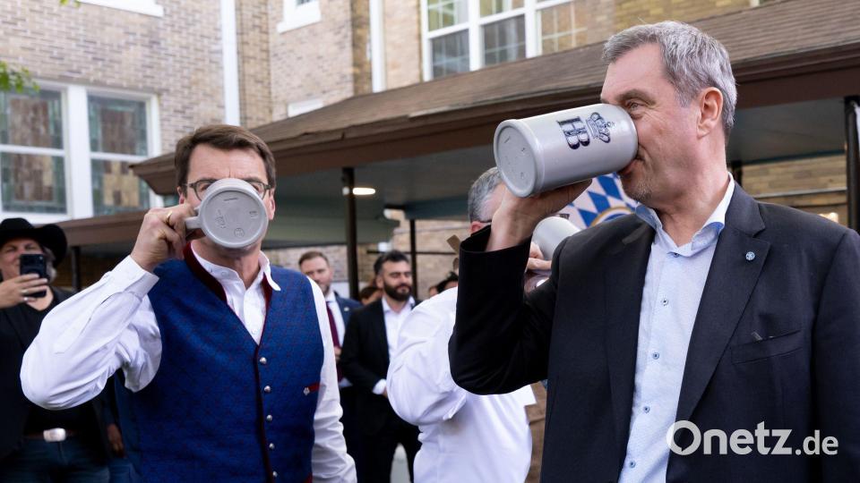 Bayerns Bier ist in den USA gefragt - in den Hofbrauhäusern kann der Freistaat so direkt die bayerische Kultur präsentieren. Bild: Sven Hoppe/dpa