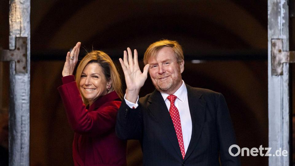 Schauen sich auch Máxima und Willem-Alexander die Serie an? Offiziell heißt es Nein und gibt es auch keinerlei Kommentar. (Archivbild) Bild: Remko De Waal/ANP/dpa