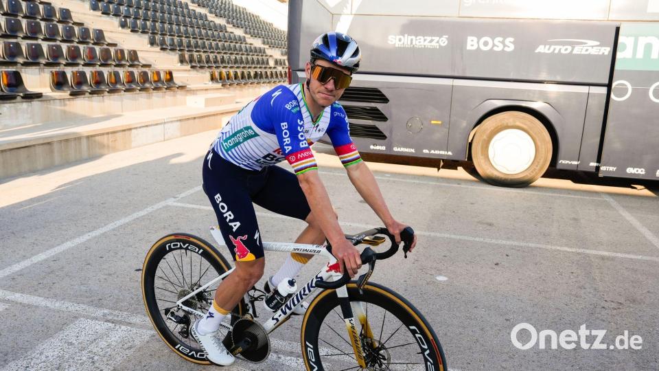 Belgien hofft: Remco Evenepoel fährt erstmals die Flandern-Rundfahrt. (Archivbild) Bild: Nicolás Carvalho Ochoa/dpa