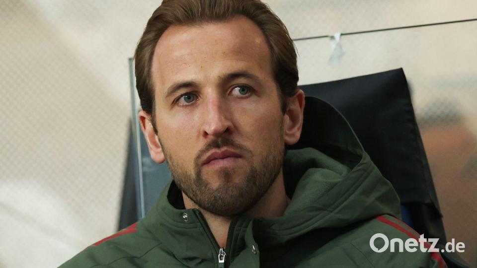 Harry Kane hat eine Blessur am Sprunggelenk. (Archivbild) Bild: Jan Woitas/dpa