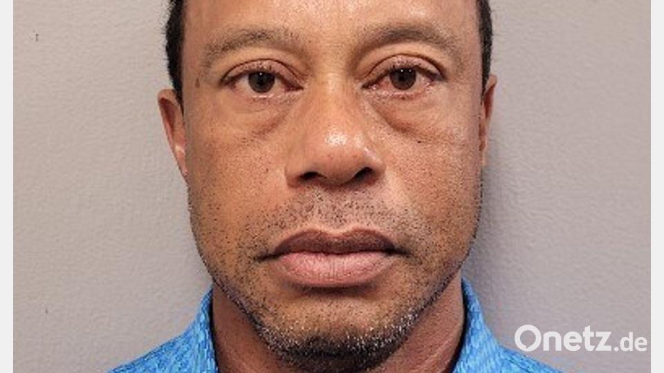 War kurzzeitig in Gewahrsam: Tiger Woods. (Archivbild) Bild: Uncredited/Martin County Sheriff's Office/dpa