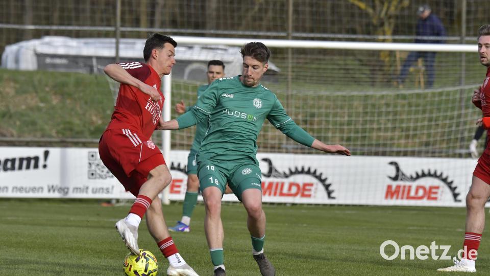 Andre Klahn (rechts) von der DJK Gebenbach Archivbild: Hubert Ziegler