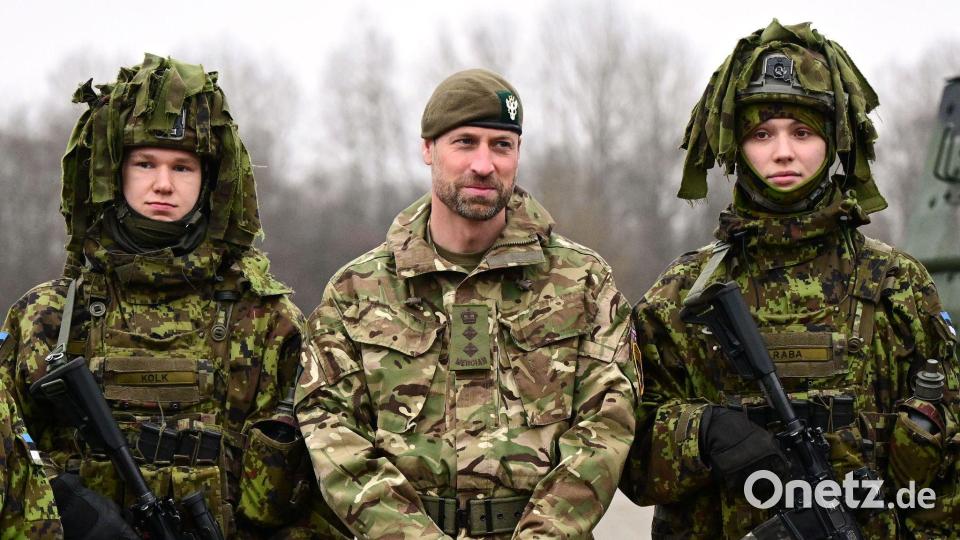 Prinz William war Regimentsoffizier in der Armee und absolvierte auch Stationen bei der Royal Air Force und Royal Navy. (Archivbild) Bild: Victoria Jones/PA Wire/dpa