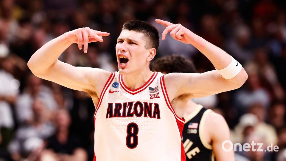 Kharchenkov verabschiedete sich vom FC Bayern und spielt nun bei den Arizona Wildcats. Bild: Kelley L Cox/AP/dpa