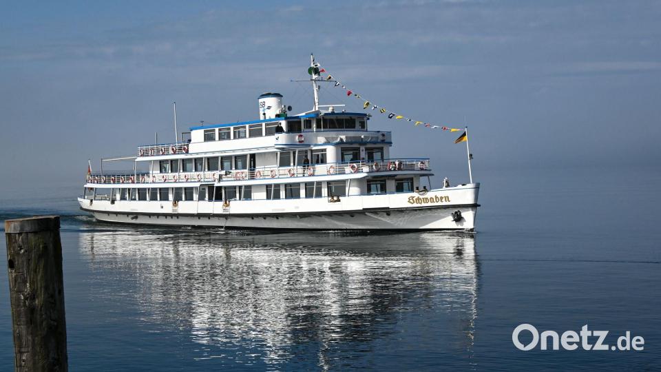 Die „Weiße Flotte“ startet am Freitag in die neue Saison. (Archivbild) Bild: Felix Kästle/dpa