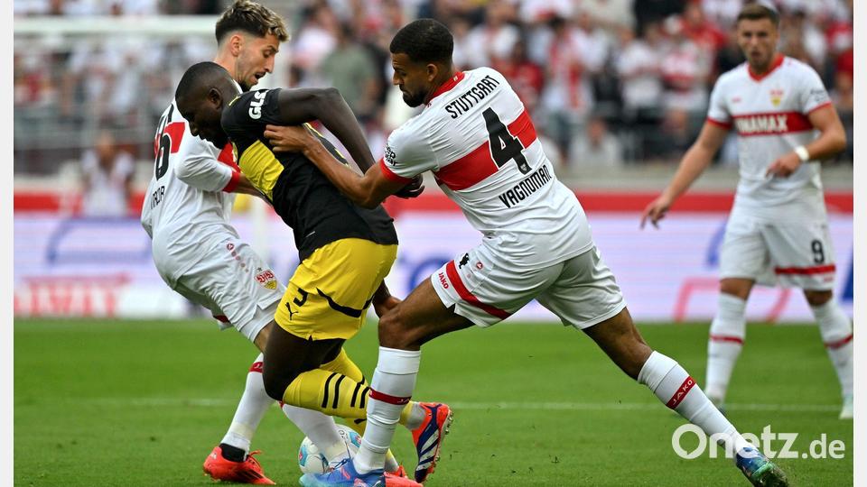 Nicht zu halten vom VfB: Torjäger Guirassy wechselte 2024 von Stuttgart nach Dortmund. (Archivbild) Bild: Jan-Philipp Strobel/dpa
