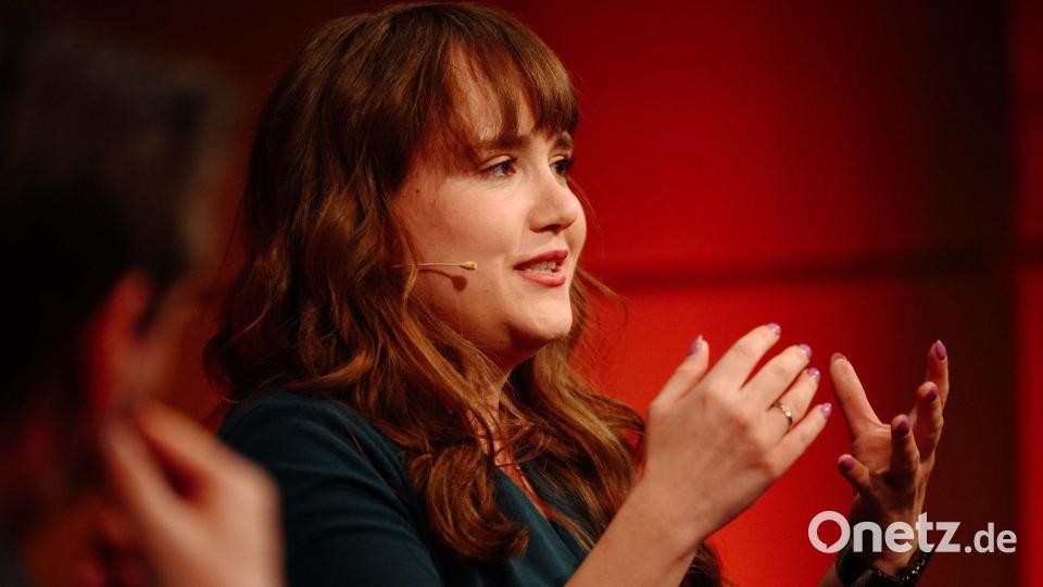 Ex-Grünen-Chefin Ricarda Lang ist für ein Recht auf Homeoffice und eine Übergewinnsteuer. (Archivbild) Bild: Gregor Fischer/dpa