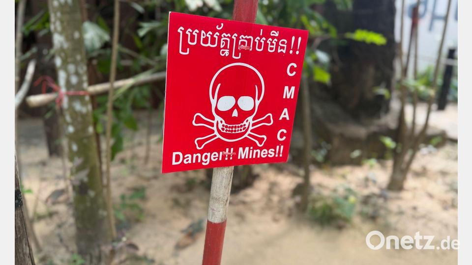 Bis heute lauern in Kambodscha viele Minen im Boden. Bild: Carola Frentzen/dpa