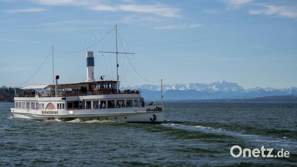 Am Ostersonntag hat die Saison für die Bayerische Seenschifffahrt begonnen. Bild: Stefan Puchner/dpa