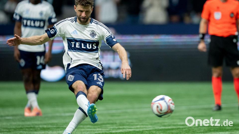 Thomas Müller gelang per Elfmeter sein drittes Saisontor. Bild: ETHAN CAIRNS/The Canadian Press/AP/dpa