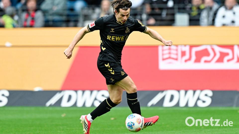 Jakub Kaminski leitete mit seinem Treffer das Comeback der Kölner in Frankfurt ein. Bild: Uwe Anspach/dpa