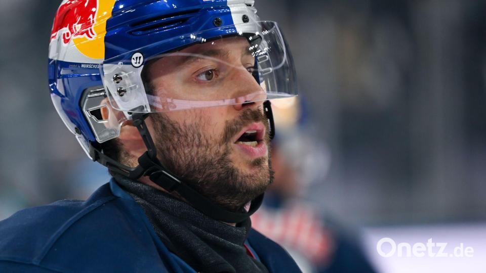 Ex-NHL-Stürmer Tobi Rieder will mit dem EHC Red Bull München deutscher Meister werden. (Archivbild) Bild: Sven Hoppe/dpa