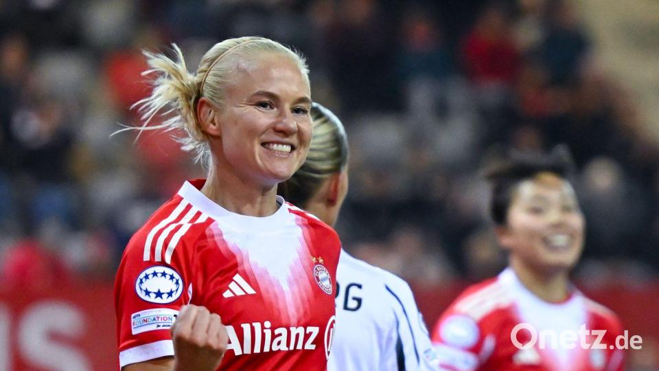 Torschützin vom Dienst: Münchens Pernille Harder. (Archivbild) Bild: Sven Hoppe/dpa