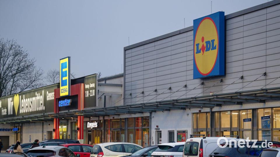 Edeka und Lidl sind zwei der größten Ketten in Deutschland. (Symbolbild) Bild: Henning Kaiser/dpa