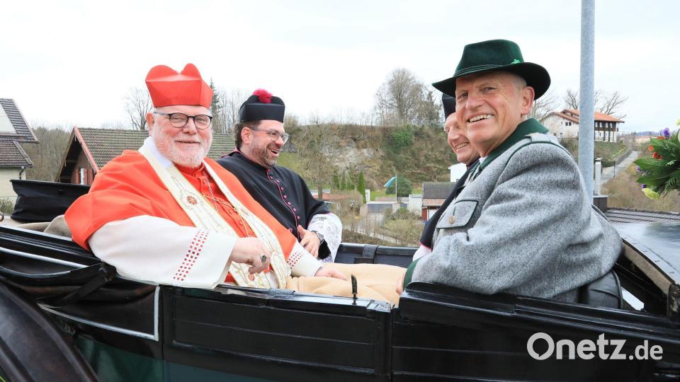 Als Ehrengast war dieses Jahr Kardinal Reinhard Marx dabei. Bild: Axel Effner/dpa