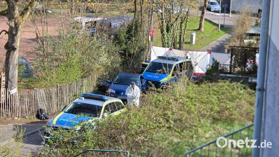 Die Sackgasse führt zu einer Treppe. Bild: Kevin Schößler/dpa