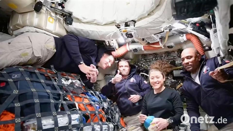 Die Crew der „Artemis 2“ Bild: Uncredited/NASA/dpa