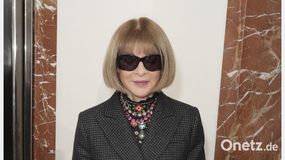 Anna Wintour war seit 1988 Chefin der Vogue, 2025 verkündete sie ihren Rücktritt. (Archivbild) Bild: Jeff Moore/PA Wire/dpa