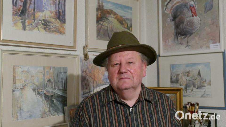 Reinhold Schultes feiert am 9. April seinen 80. Geburtstag. Er ist seit Jahrzehnten aktives Mitglied des Oberpfälzer Kunstvereins und beschickt dessen Ausstellungen regelmäßig mit seinen Gemälden. Er gilt als herausragender Kulturträger seiner Heimat. Bild: Stefan Schultes