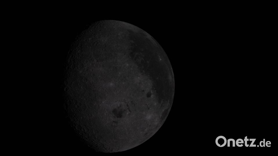 Die „Artemis 2“-Crew ist um den Mond herum geflogen. Bild: Uncredited/NASA/AP/dpa