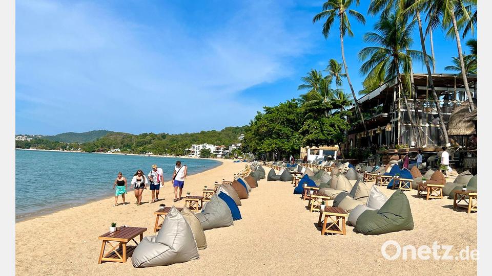 Gerade auf der beliebten Insel Ko Samui erwartet die Tourismusbranche einen deutlichen Einbruch der Touristenzahlen. (Archivbild) Bild: Carola Frentzen/dpa