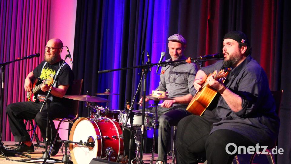 Die Formation "D'Bavaresi" überzeugte am Freitag im Foyer der Kemnather Mehrzweckhalle. Bild: stg