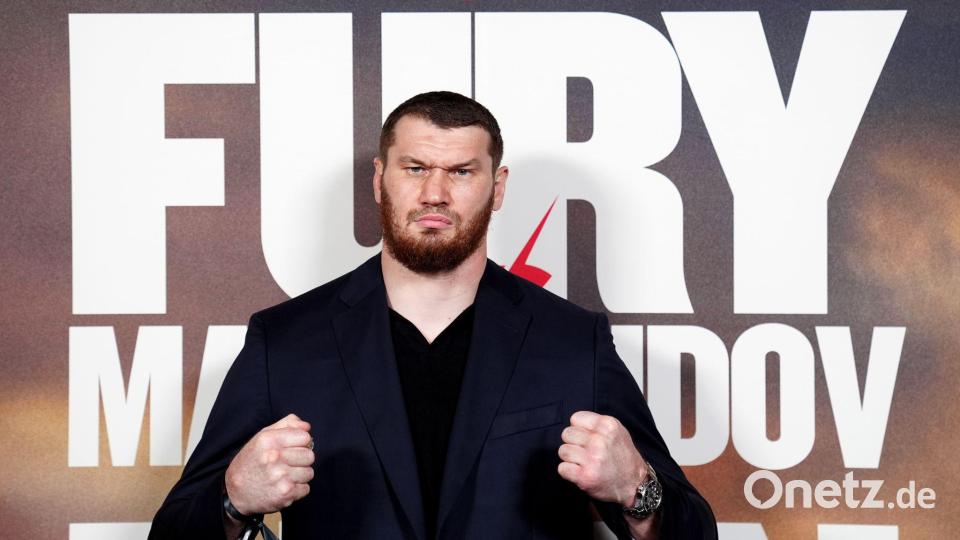 Der Gegner von Tyson Fury: Arslanbek Machmudow. Bild: Bradley Collyer/PA Wire/dpa