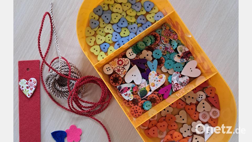 Ganz schön herzig, diese Knöpfe. Bild: Andrea Bäuml