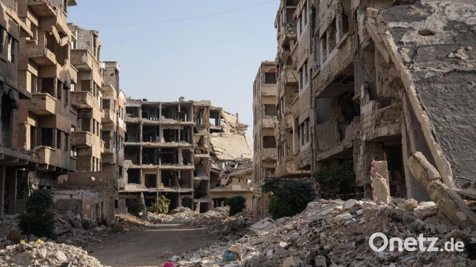 Vor allem in den einstigen Hochburgen der Gegner von Ex-Präsident Baschar al-Assad ist die Zerstörung immens. (Symbolild) Bild: Moawia Atrash/dpa