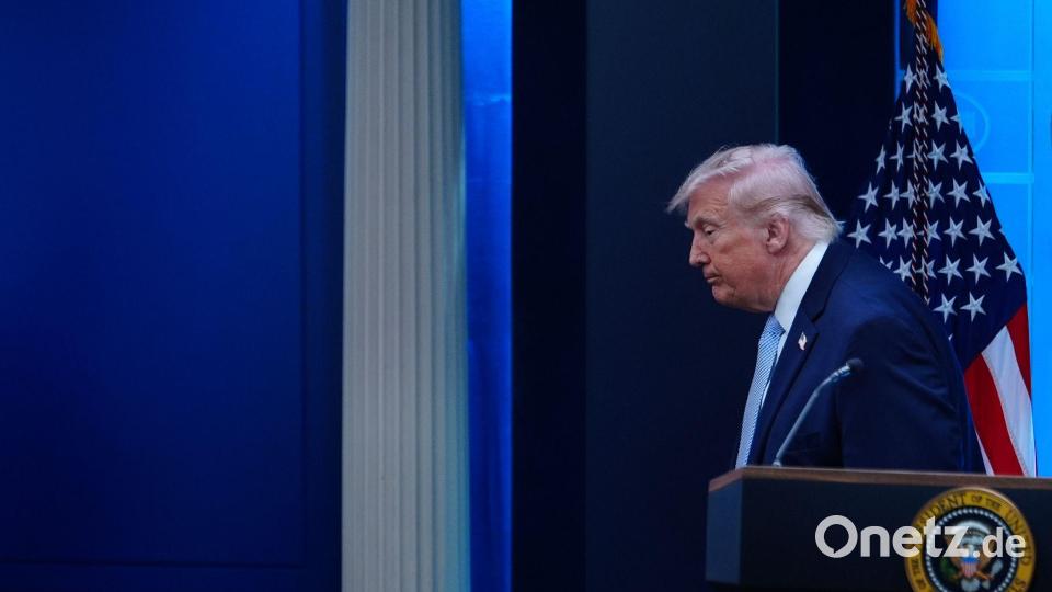 Es gibt nach wie vor zentrale Probleme im Iran-Krieg, an deren Lösung Trump sich nun messen lassen muss. (Archivbild) Bild: Julia Demaree Nikhinson/AP/dpa