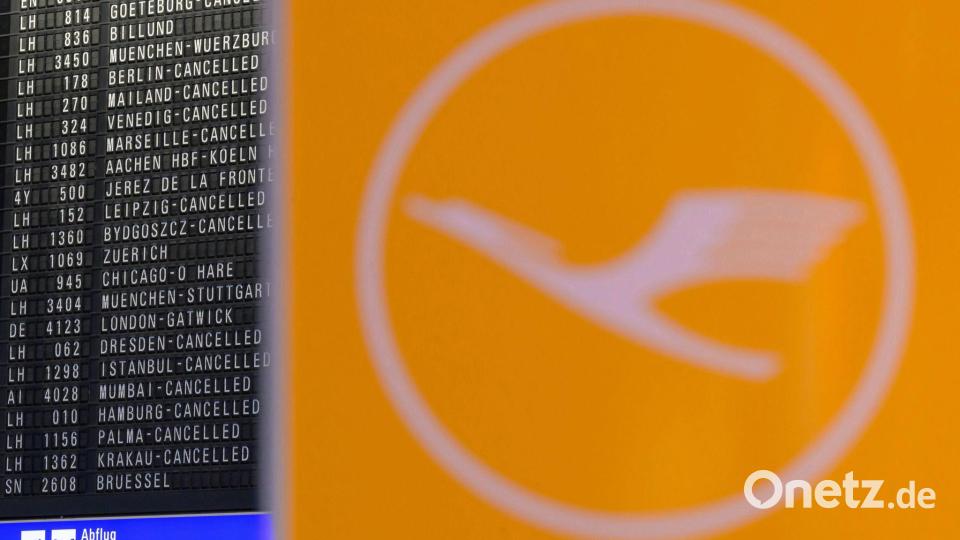 Mitten in den Ufo-Streik platzte die Nachricht, dass sich der Konzern mit der Konkurrenz-Gewerkschaft Verdi auf einen Tarifabschluss für die neue Tochtergesellschaft City Airlines geeinigt hat. Bild: Hannes P. Albert/dpa