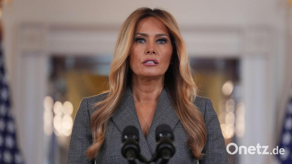 Melania Trump: „Ich war nie mit Epstein befreundet.“ Bild: Jacquelyn Martin/AP/dpa