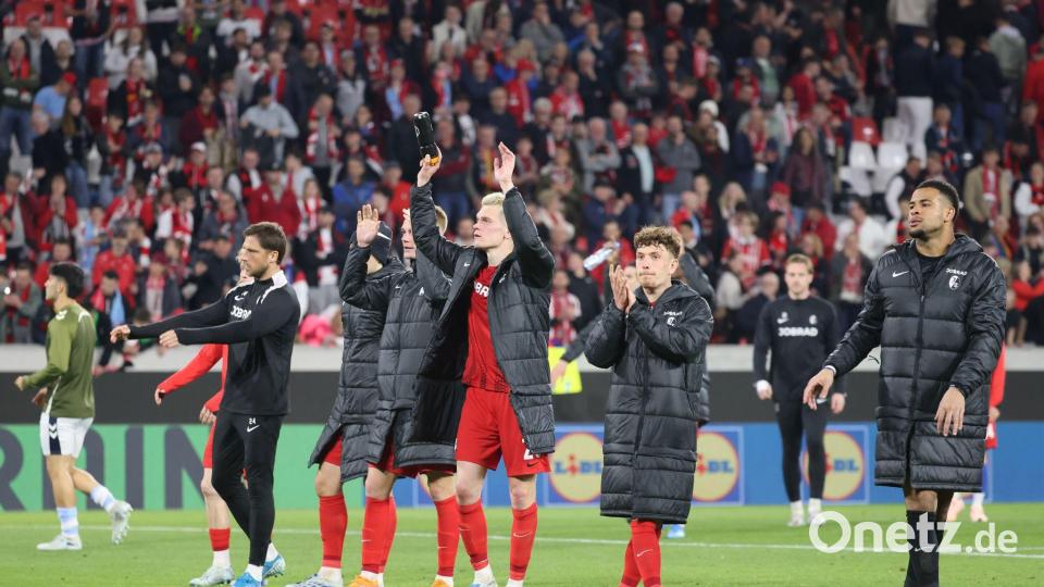 Der SC Freiburg steht vor dem Halbfinal-Einzug in der Europa League. Bild: Philipp von Ditfurth/dpa