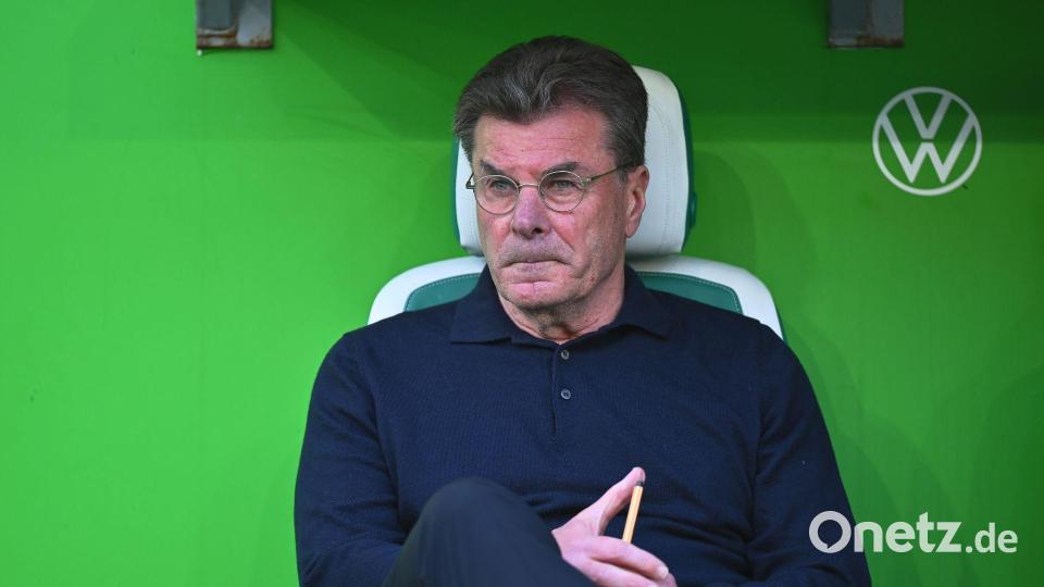 Hat immer weniger Hoffnung: Dieter Hecking. Bild: Swen Pförtner/dpa