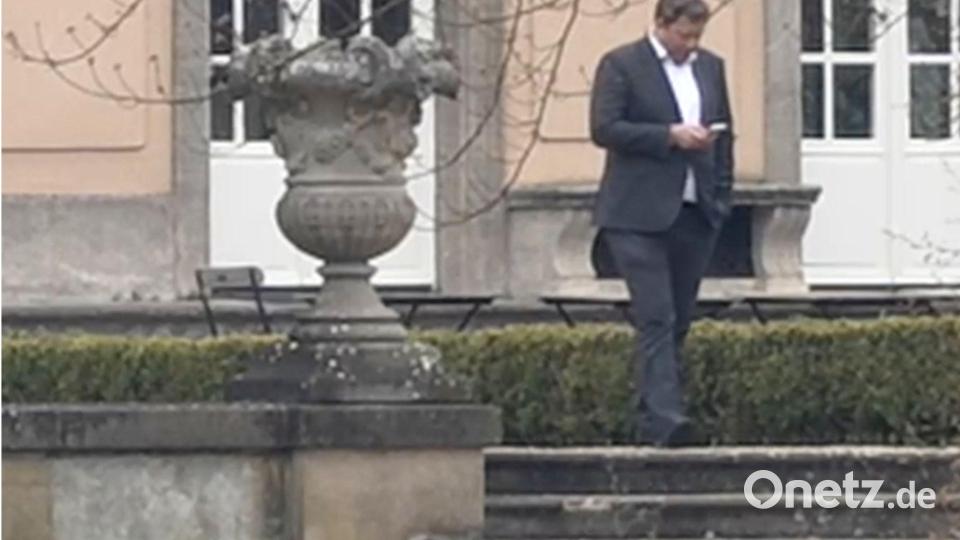 Finanzminister Klingbeil in der Villa Borsig, dem Gästehaus des Auswärtigen Amts am Tegeler See. Bild: Sven Käuler/dpa