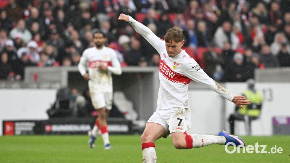 Kämpft noch um ein WM-Ticket: Stuttgarts Maximilian Mittelstädt. Bild: Marijan Murat/dpa