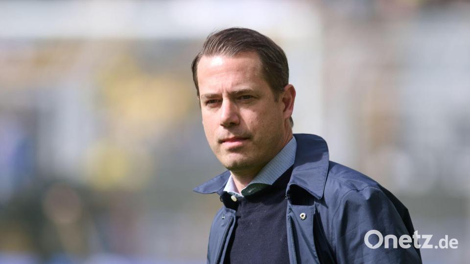 Ist das Thema Schlotterbeck nicht los: Lars Ricken. Bild: Bernd Thissen/dpa