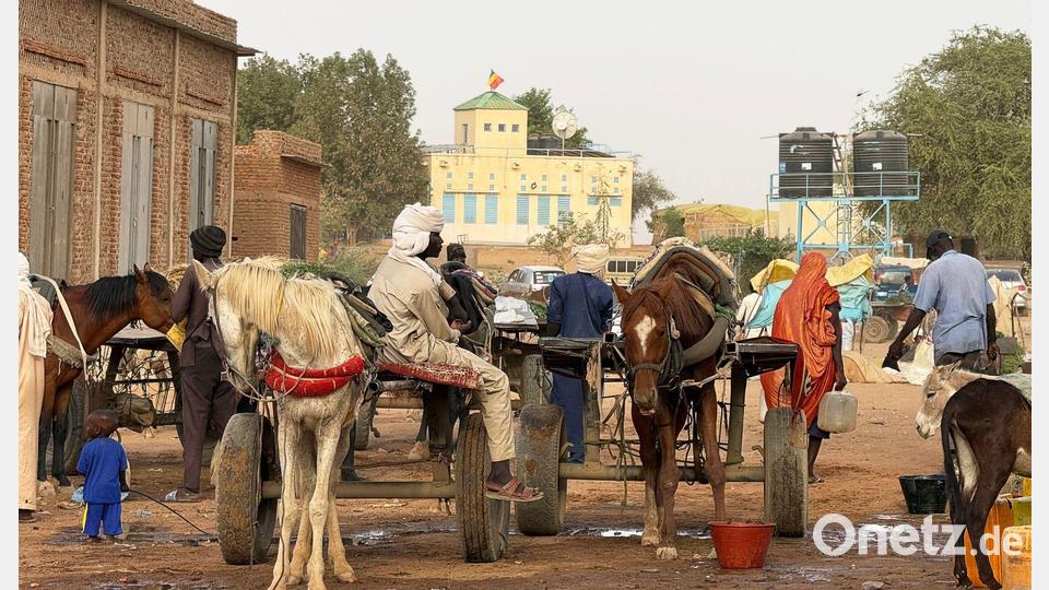 Die Grenzstadt Adré im Osten des Tschad ist für viele Flüchtlinge aus Darfur ein erster Anlaufpunkt nach der Flucht aus dem Krieg. Bild: Eva Krafczyk/dpa