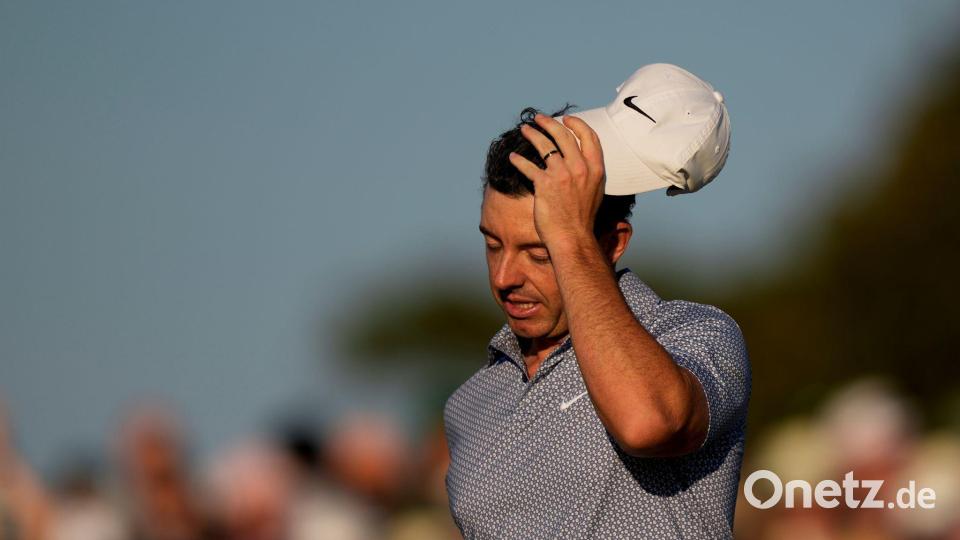 Rory McIlroy büßte an Tag drei des Masters in Augusta seine klare Führung ein. Bild: Matt Slocum/AP/dpa