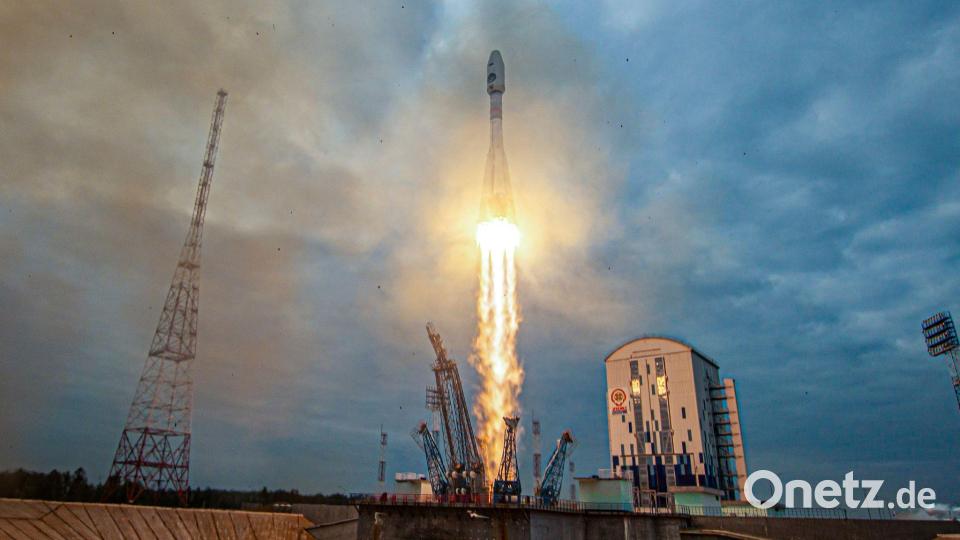 Russland liegt mit seinem Mondprogramm hinter den USA und China. (Archivbild) Bild: -/Staatlichen Raumfahrtkorporation Roskosmos via AP/dpa