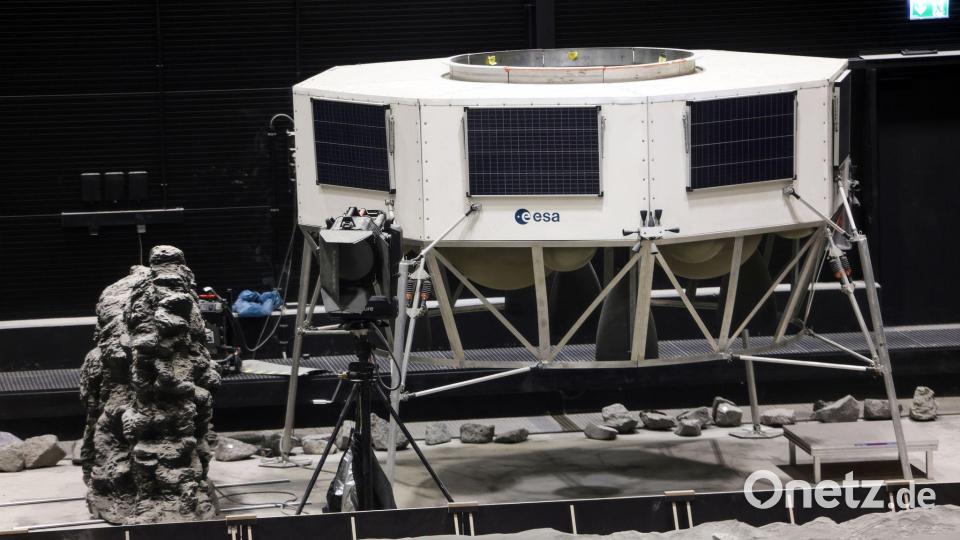 Ein Modell der Mondlandefähre „Argonaut“. (Archivbild) Bild: Oliver Berg/dpa