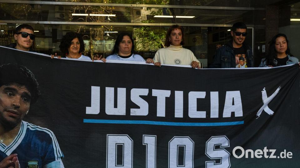 Die Fans der argentinischen Fußballlegende fordern Gerechtigkeit. (Archivbild) Bild: Sebastián Hipperdinger/EUROPA PRESS/dpa