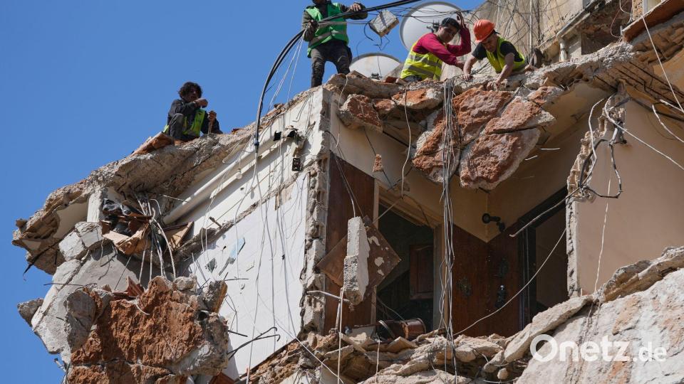 Die Kämpfe im Libanon gehen weiter, Gespräche zwischen Israel und der dortigen Führung sollen nun aber starten. Bild: Hussein Malla/AP/dpa